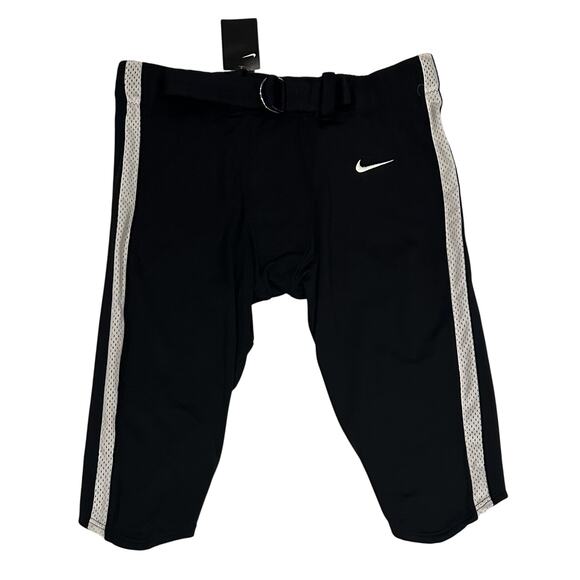 Nike Men's Black/White Stock Vapor Pro Game Football Pants 2XL CI3771-012 - Picture 1 of 6